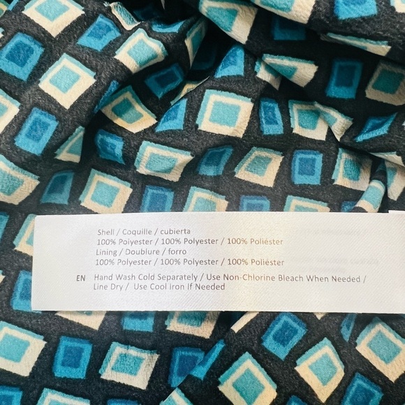 NWT! Band of Gypsies Band of the Free GENEVIEVE TEALDIAMOND MINI DRESS. Small. - Picture 8 of 10